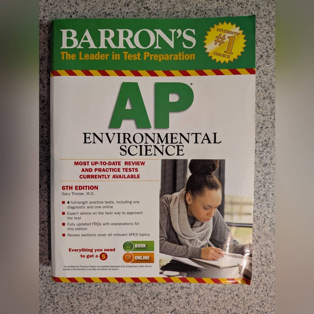 Barron's AP Environmental Science 6th Edition Gary Thorpe